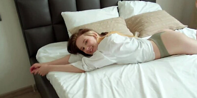 Petite girl Julia A is fucked in homemade sex video