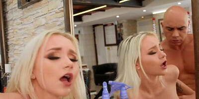 BRAZZERS Exxtra - Marilyn Sugar is really bald blonde babe