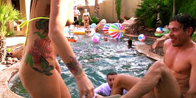 ZZ Series - Dani Daniels escorted by Mick Blue in the street