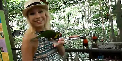 Classy Carmen Caliente at shaved dirt