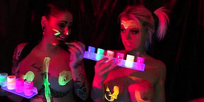 Puba action with stylish Ophelia Rain and Nadia White from PUBA