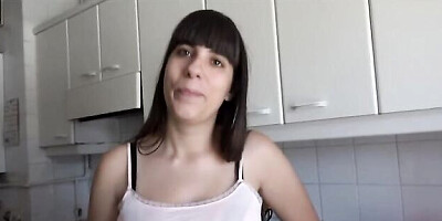 Come-hither mate at cumshot action