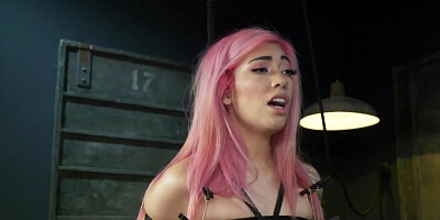 Gia Dimarco makes Ashlee Juliet watch Chloe Cherry licking pussy