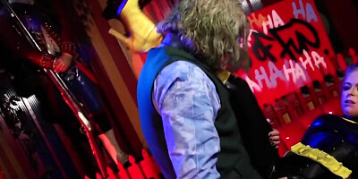 Pretty Batgirl drilled hard by impudent villain with hard dick