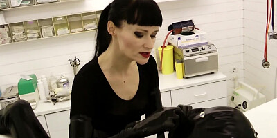 Mistress has to do something about his masturbatory habits