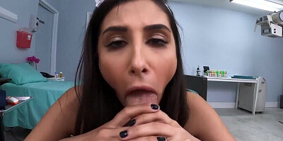 Hot nurse Gianna Dior throats monster dick in flawless POV