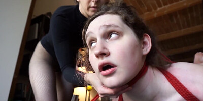 Elise Graves and Tai Crimson are playing some bondage games