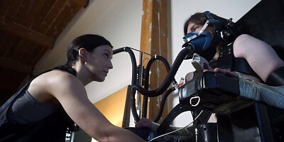 Freaky mistress tortured masked guy in this BDSM video