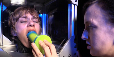 Naked chick is bound and humiliated by a dominatrix