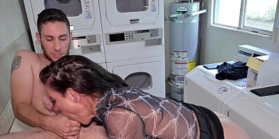 Brad Knightis fucking the horny Sofie Marie after the BJ