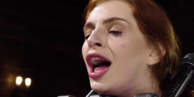 Slim redhead anally dominated by master who uses various devices