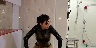 BDSM latex pleasures with lots of fucked up implications