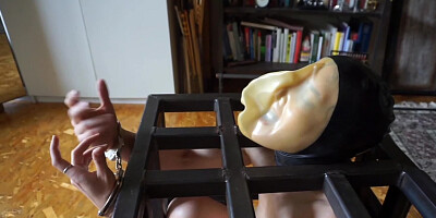 Sub chick Elise Graves is put in a weird BDSM situation