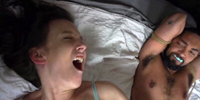 Mistress Elise Graves fucks with a tied up guy Mickey Mod