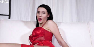 Hardcore doggy style anal fuck in the bedroom with Nelly Kent