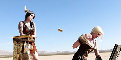Leya Falcon and Ophelia Rain's nude smut by PUBA
