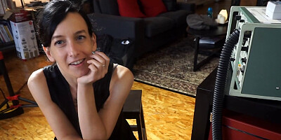 Tied up gimp is tortured by a perverted brunette mistress