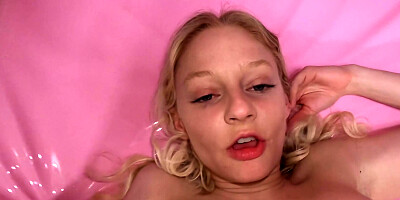Jenna Fireworks sucks and rides dick in a POV-style video