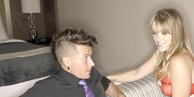Jay Romero using a sex toy to make Madison Sky orgasm