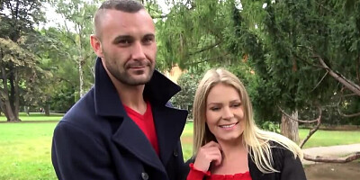 Skilled guy fucks pregnant blonde in front of her hubby