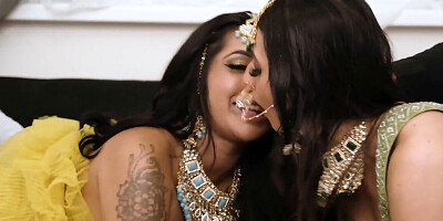 Horny women doing kinkier things with two hard dicks