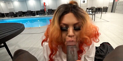Busty woman with a great booty makes a tape with a BBC