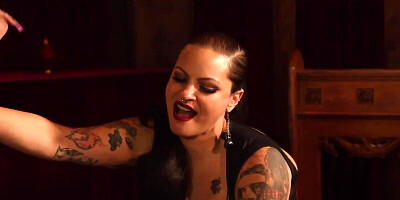 Fat guy is going to enjoy brutal BDSM with two whores