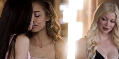 Milana Ricci and Serene Siren's perky boobs video by She Seduced Me