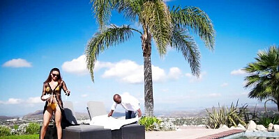 Dazzling Cassie and Will's sun action