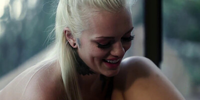 Blonde beauty gets worked from both sides by eager brunettes