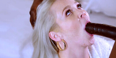 Pasty babe Kay Carter getting fucked by a huge black dick