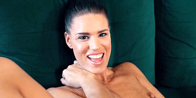 Flexible Christy Ley engulfed in pleasure while fingering