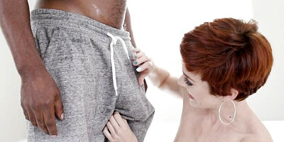 Classy Sidra Sage - gagging scene - Interracial Pass