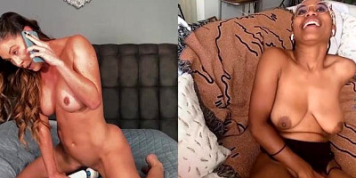 Day With a Pornstar: Brunette Cherie Deville riding dildo