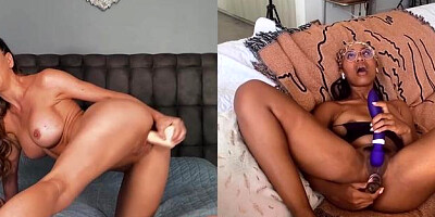 Day With a Pornstar: Brunette Cherie Deville riding dildo