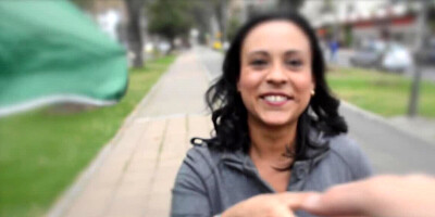 Tight-bodied girl is stripped and groped on the camera