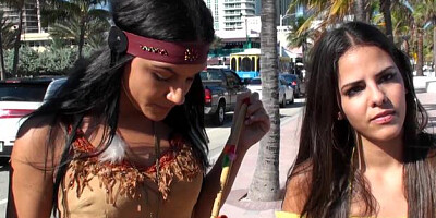 Money Talks: Latina Moni alongside JMac finds dick to fuck