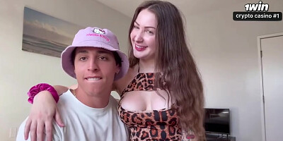 Hot Girl with a Pink Pussy got a Facial and a Creampie
