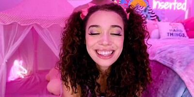 Hard sex in the missionary pose with a curly doll Willow Ryder
