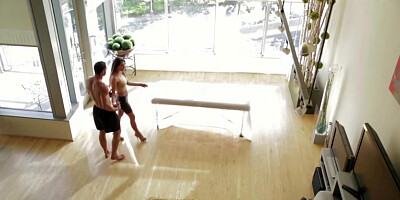 Gorgeous Brunette with Nice Ass gets Full Body Massage