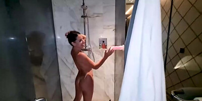 Record of My Favourite Brunette Fucked in Ass, Squirting and Eating My Cum in...