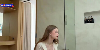 Fucking My Wife's Stepsister in the Bathroom while She's Out Shopping