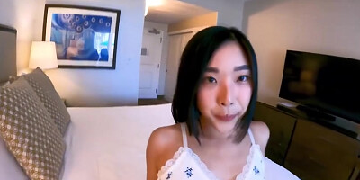 Real Teens - Bubble Butt Asian Elle Lee Ready and Eager to Fuck Hard in the H...