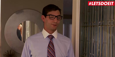 Gina Valentina American Babe Seduces Lawyer into Hot Foursome with Her Bffs...