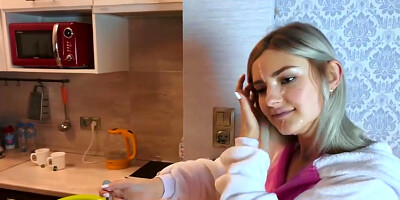 Stepmom Caught My Stepsis with Cum on Face
