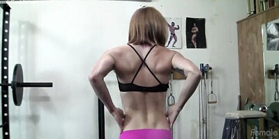 Female Muscle Network featuring Charlotte's bald pussy xxx