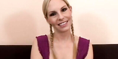 Salacious Aimee's big cock video