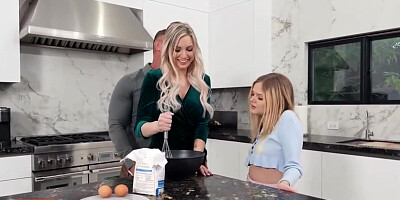 Bonny Kenzie and Dorian's big tits scene