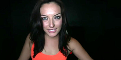 Gloryhole hard fuck with a sweet brunette girlfriend Nikki Lavay