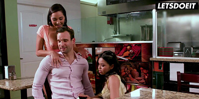 Latina Women Share Intimate Encounter